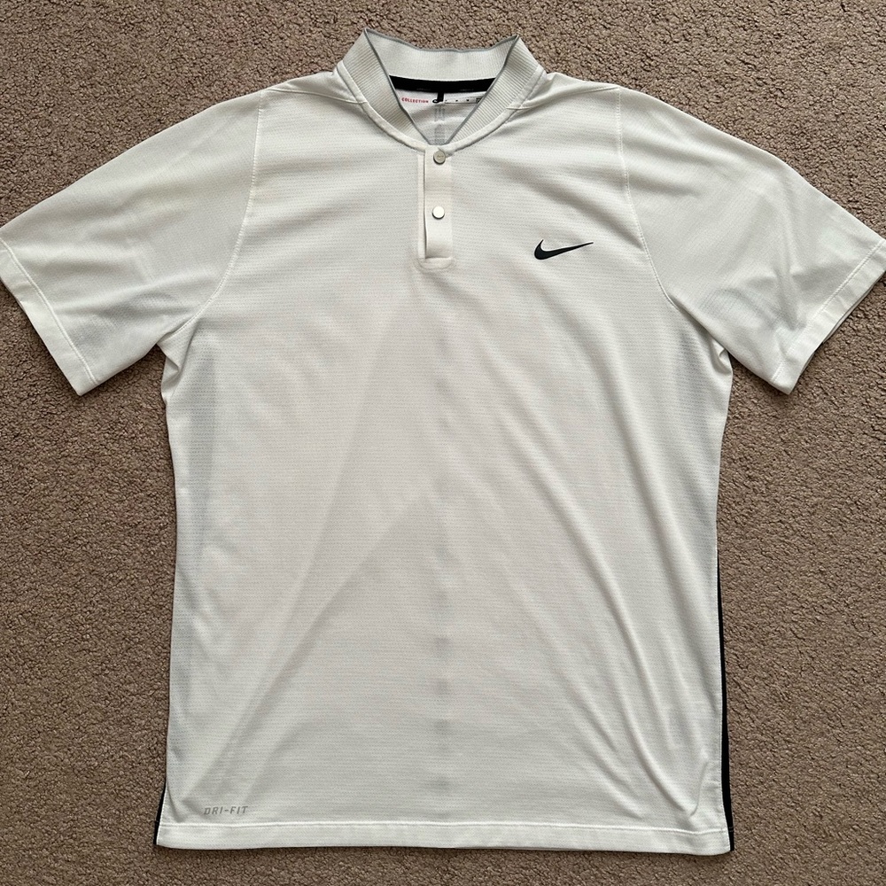 Nike Golf Tiger Woods Collection Dri-Fit Blade Polo Size M